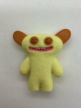 PMI Kids Fuggler Grin Grin Yellow Monster Vinyl Figure Series 1 Collectable #1